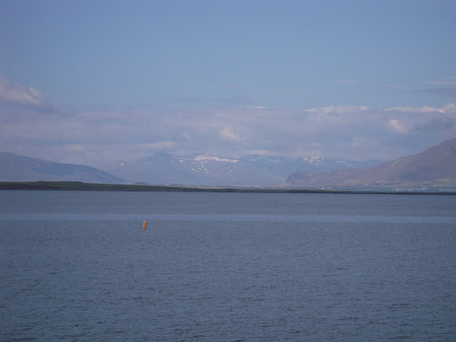 More mountains, northwest over Faxafloí Bay.
