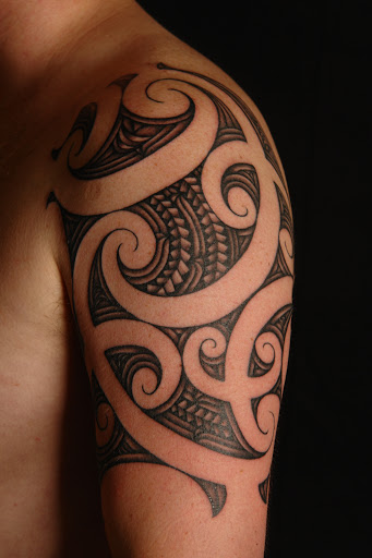 daughter tattoos Maori Half Sleeve Tattoo