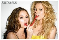  Blake Lively y Leighton Meester lamen helado para Rolling Stone