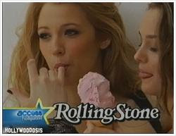  Blake Lively y Leighton Meester lamen helado para Rolling Stone