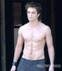  Fotos: Robert Pattinson sin ropa y ensayando besos con Kristen Stewart
