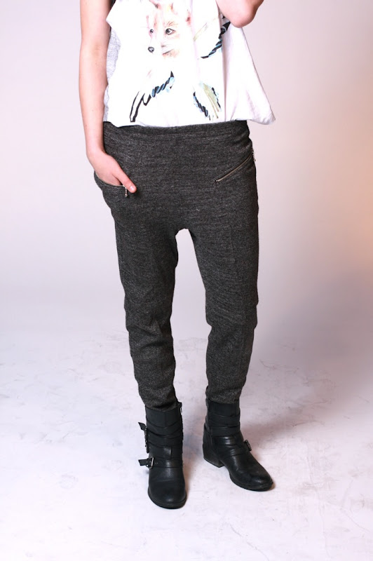 off the rackk VINTAGE KNIT HAREM PANTS