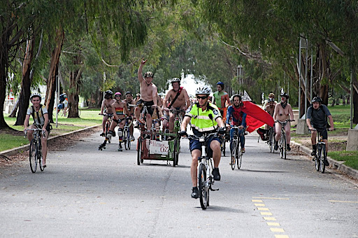 Yesterday's World Naked Bike Ride was a bit like that for me