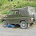 DSCN5795.JPG, We switched to another jeep shortly before Khorog. Repairs are standard procedure when travelling in Tajikistan., 0328 Tajikistan
