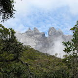 Mount Kinabalu from the trail