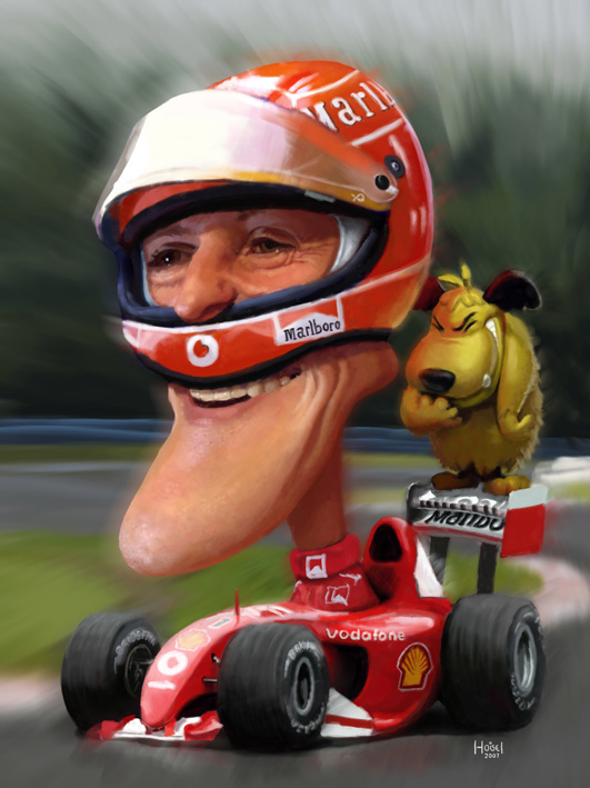Михаэль Шумахер Ferrari Tiago Hoise