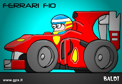 болид 2010 Ferrari F10