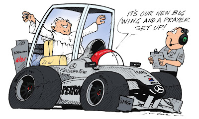 Михаэль Шумахер Mercedes GP комикс Jim Bamber
