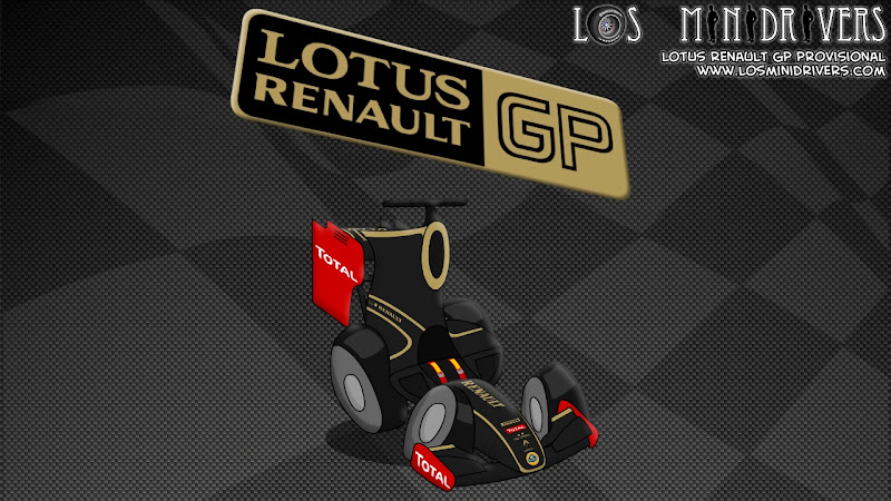 новая раскраска Lotus Renault GP Los MiniDrivers