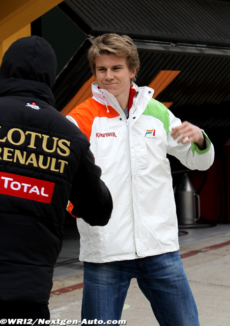 Нико Хюлькенберг встретил сотрудника Lotus Renault