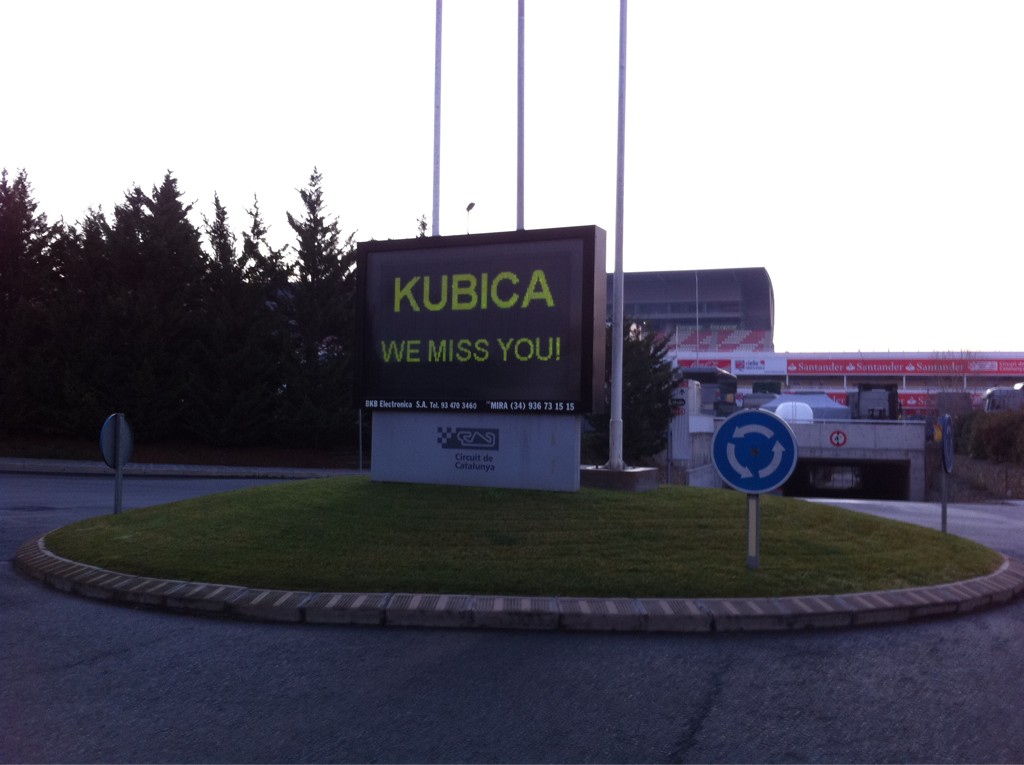 Kubica we miss you