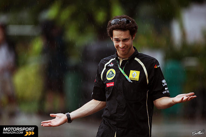 Бруно Сенна под дождем в дни уикэнда на Гран-при Малайзии 2011