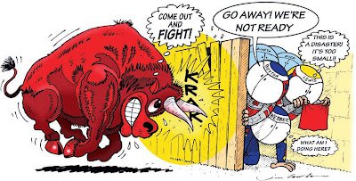 комикс Jim Bamber перед Гран-при Китая 2011 Red Bull готовится разгромить всех