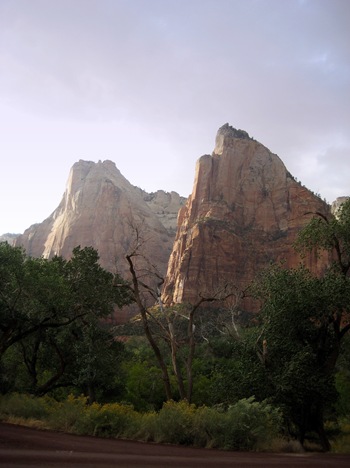 Twin peaks at Zion