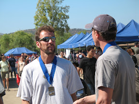 Bob and John discuss the race.