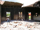 sede destruida Sede la Central Indígena de San Javier destruida