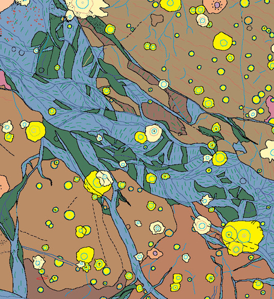 Geologic Map of the Uruk Sulcus Quadrangle of Ganymede