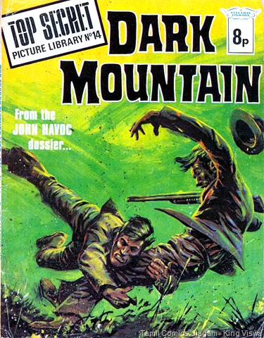 Top Secret Picture Library 14 Jan 1975 John Havoc Dark Mountain Cover