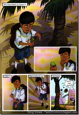CSKomics Volume 01 Paandi Boy Of The Matche Dated Apr 2011 4th Page of the Story
