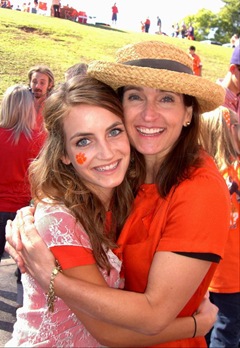 T and her mom Miami game T and her mom Miami game