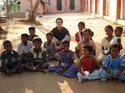 Petit moment avec les enfants de l