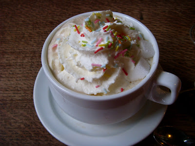 コーヒーとホイップクリーム