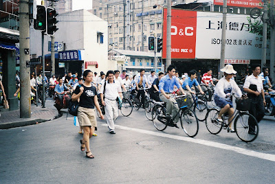 自転車の群れ