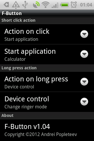 F-Button for HTC ChaCha