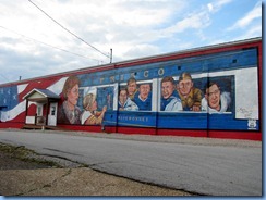 6606 Cuba Route 66 Mural City Gold Star Boys mural MO