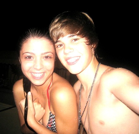  justin bieber y su novia 