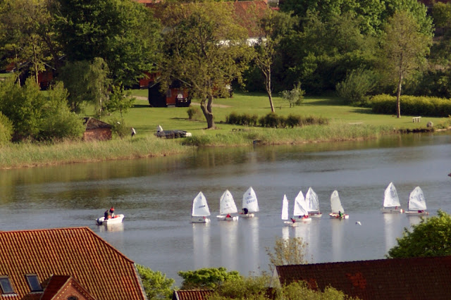 Optimistjoller på Haderslev Dam
