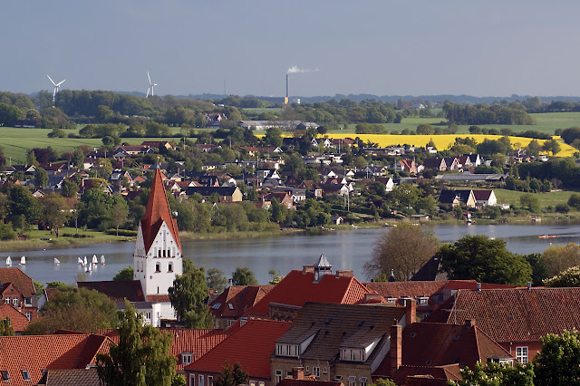 Haderslev Dam og Gl. Haderslev Kirke