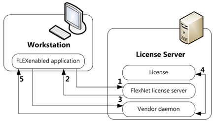 FlexNet - license checkout process