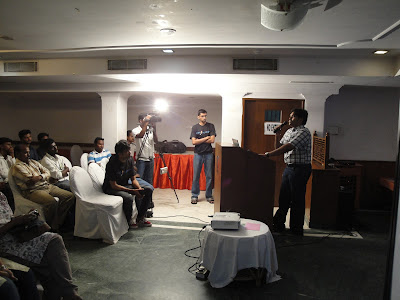 Welcome speech by Sathish