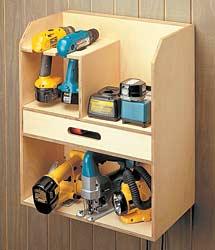 Power Tool Storage Cabinet Plans