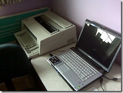 typewriter vs laptop