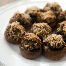 Dried-Tomato-Stuffed Mushrooms