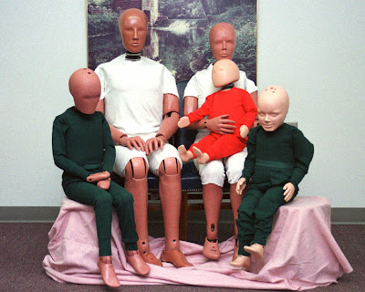 Crash test dummy - Bonequinho de teste de colisão