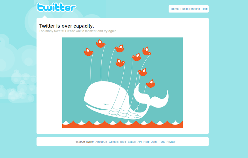 Twitter is over capacity.
