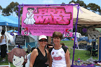 Stacy and member of Bra Wars!   Great team and theme!