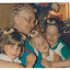 Gettin' our hair did with Nana Olga