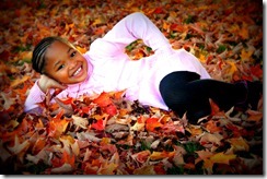layin in the leaves