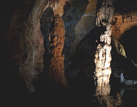 Stalagmites in Pool