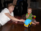 Playing with Grandma Nielsen