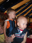 Kahle and Noah at the circus