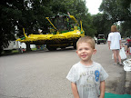 Kahle loved the tractors.