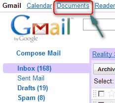 Google Docs in Gmail