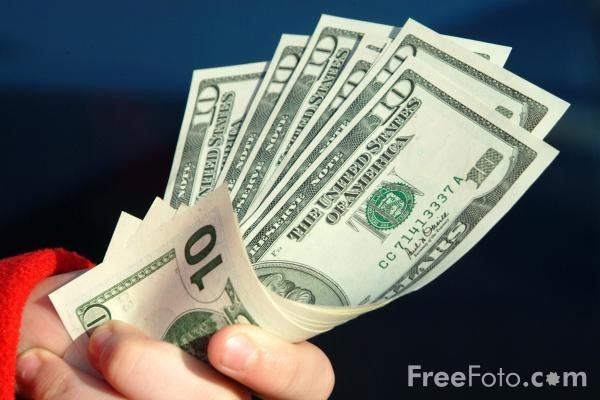 Dollars in the hand