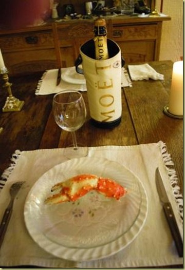 King Crab and Champagne