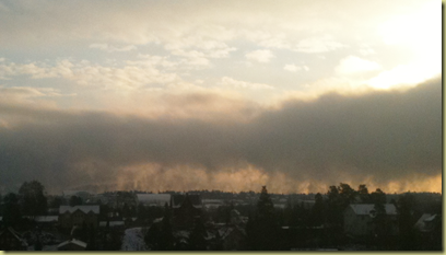 2010 -12-22 -Around 11 AM -shortest Day of 2010 from Office -Frost Mist over the OsloFiord -Cap 2